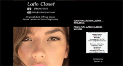 Desktop Screenshot of latincloset.com